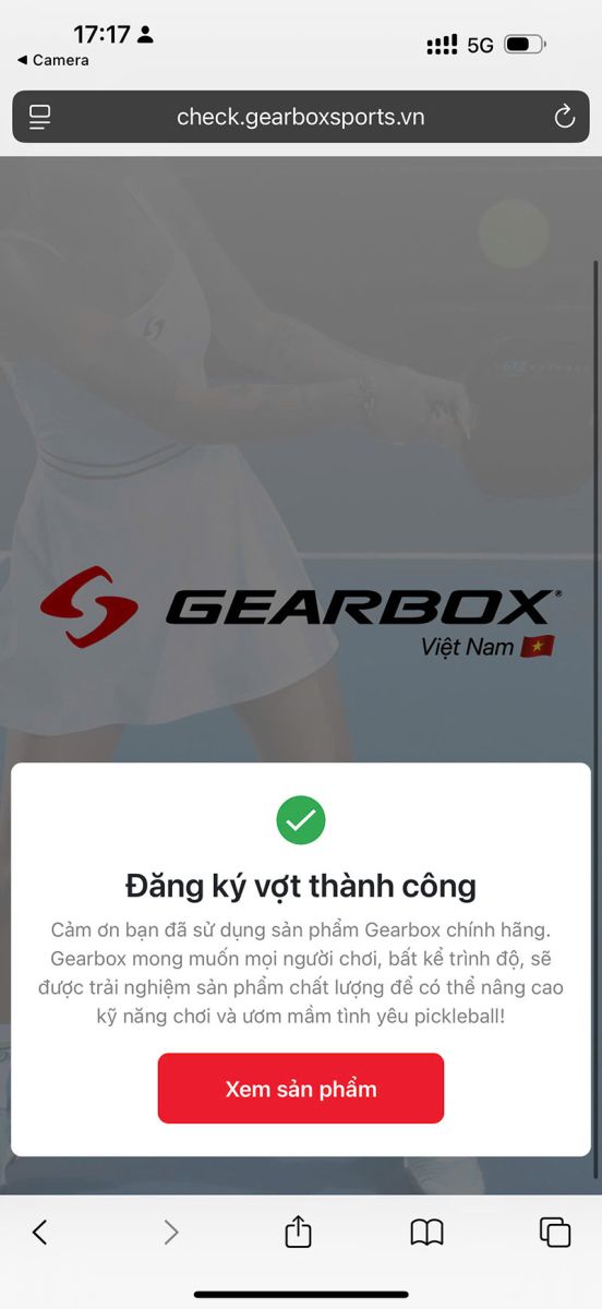 Đăng ký thành công