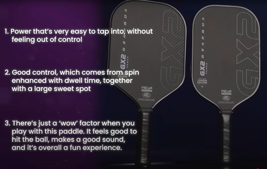 Review Gearbox GX2 Power bởi Johnkew Pickleball